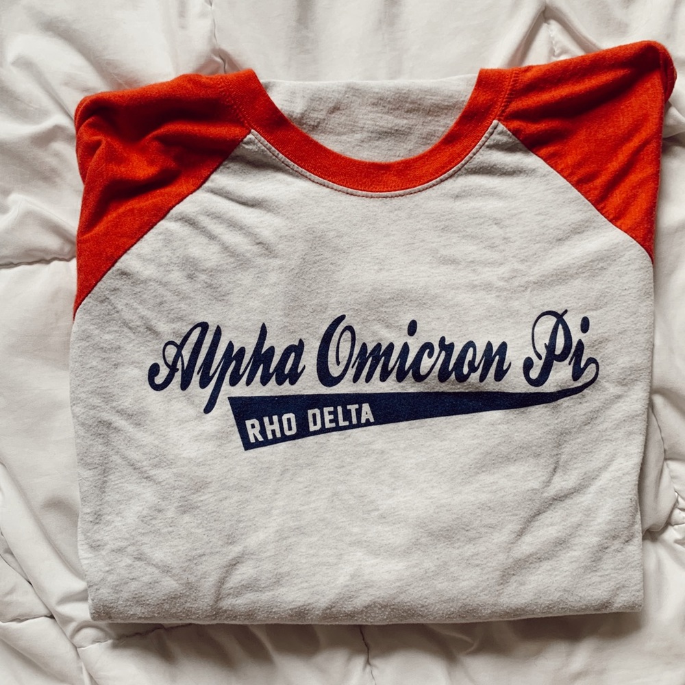 sorority baseball tee